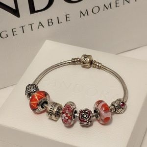 Authentic 7.5" Pandora Mom /Madre Bracelet